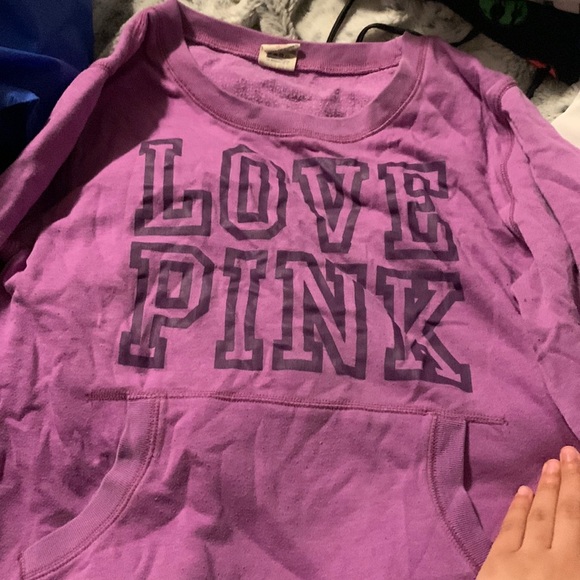 PINK Victoria's Secret Sweaters - Victoria’s Secret/pink Light purple sweater no hood